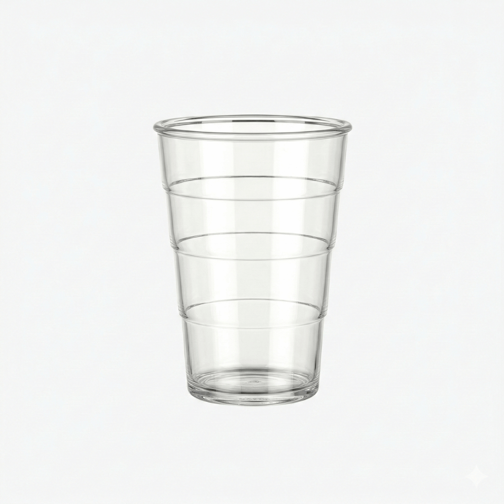 Plastik beker 200cc 3000 stuks transparant