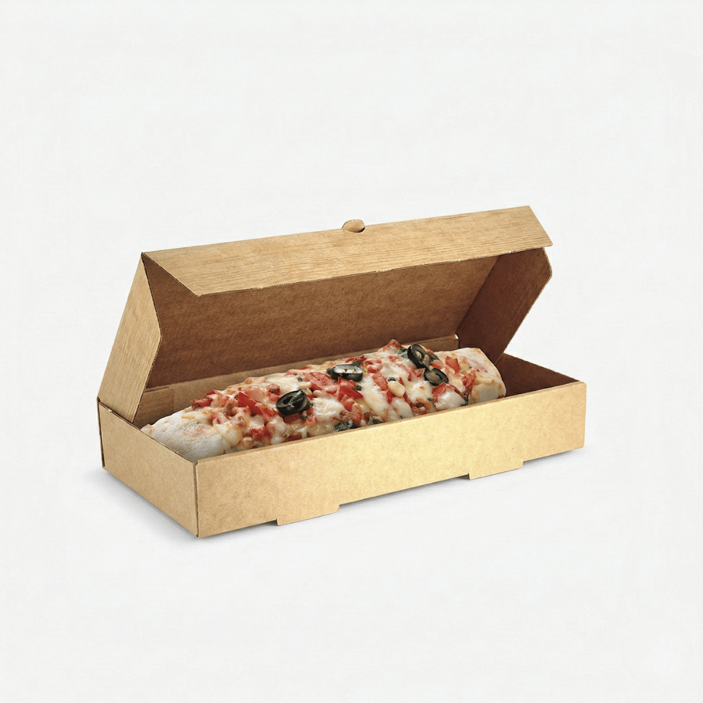 Calzone doos 30x10x16cm 100 stuks (bruin)