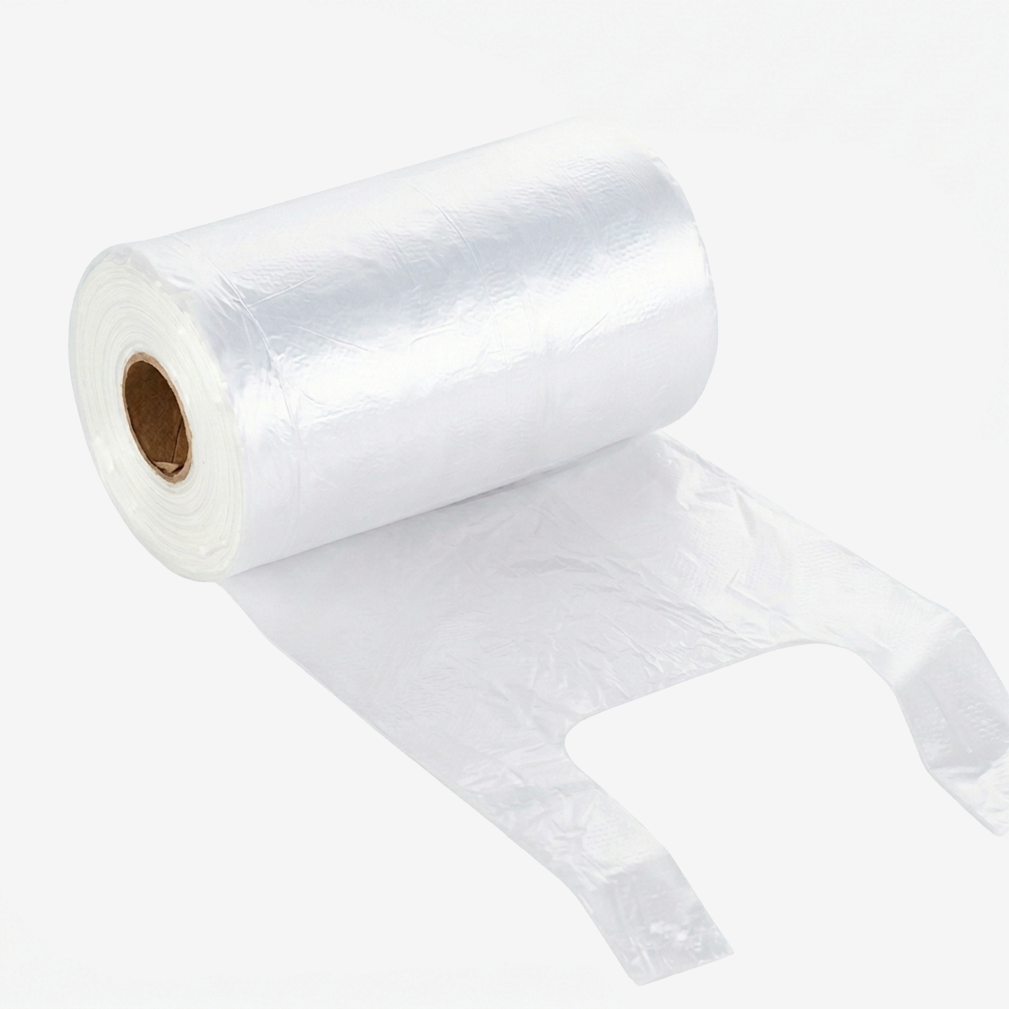 Hemddraagtassen op rol transparant extra sterk